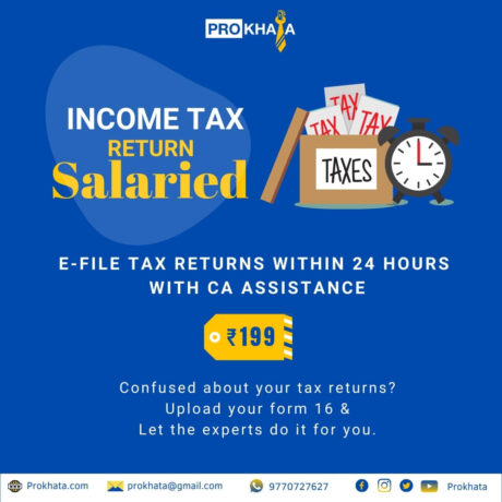 income tax return salaried