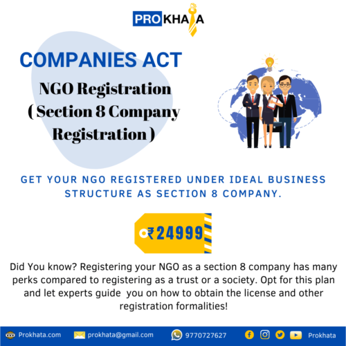 NGO Registration ( Section 8 Company Registration )