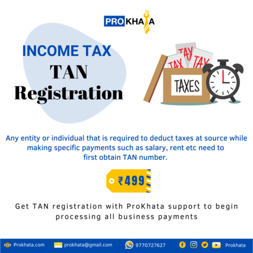 TAN Registration Income tax