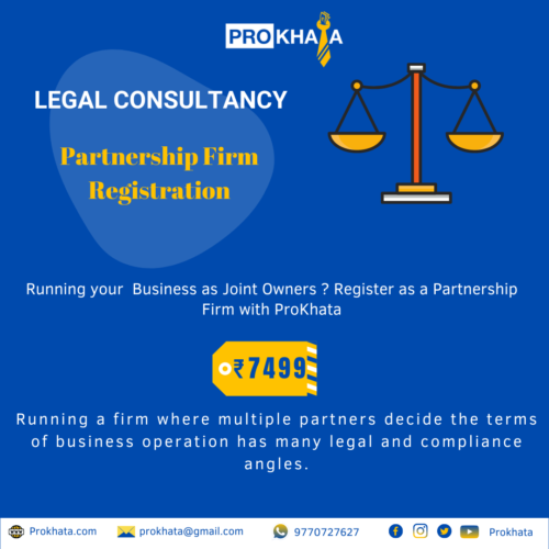 Partnership Firm Registration LEGAL CONSULTANCY