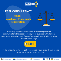 MSME Compliance Trademark Registration LEGAL CONSULTANCY