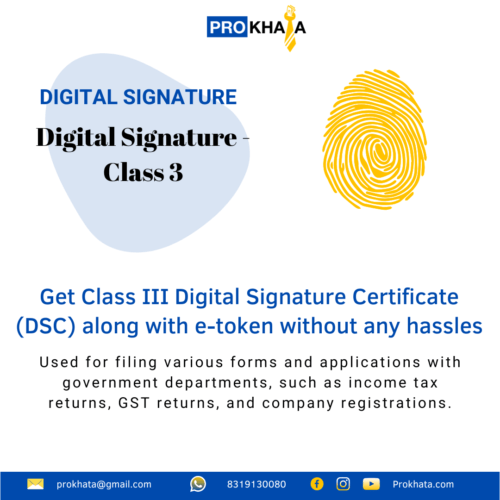 Digital Signature - Class 3