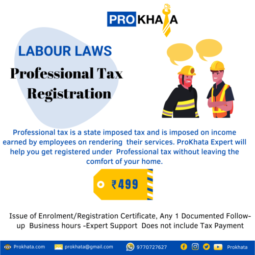 Professional Tax Registration