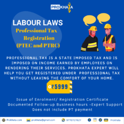 Professional Tax Registration (PTEC and PTRC)