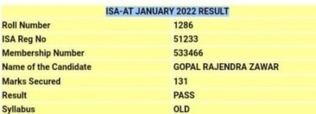 Pass! Thank you Rajat bhai. Went through your video lectures for last 7-8 days before exam and could pass with good numbers.