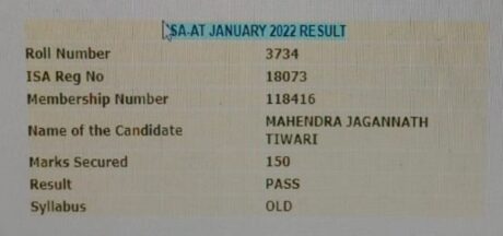 Cleared DISA Exam with 150 Marks Thank You Sir, Your DISA Lecture Video is Very Useful. All the topics covered. Thank You sir 