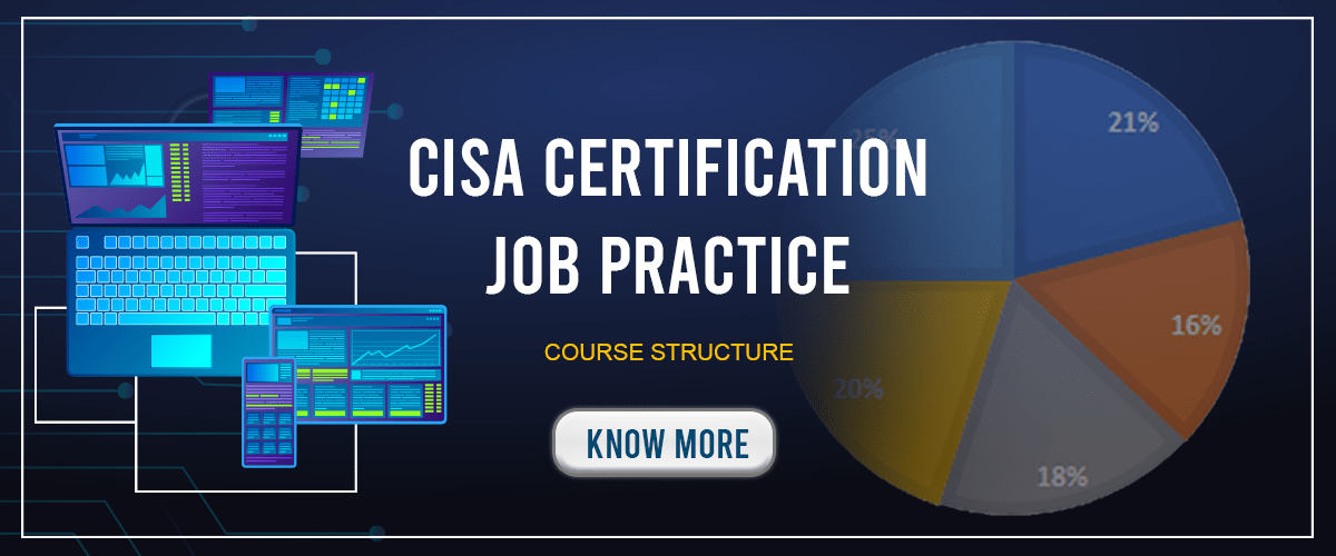 CISA Certification job practice course structure detailed