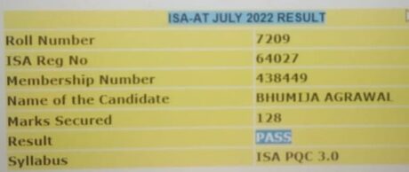 Bhumija Result