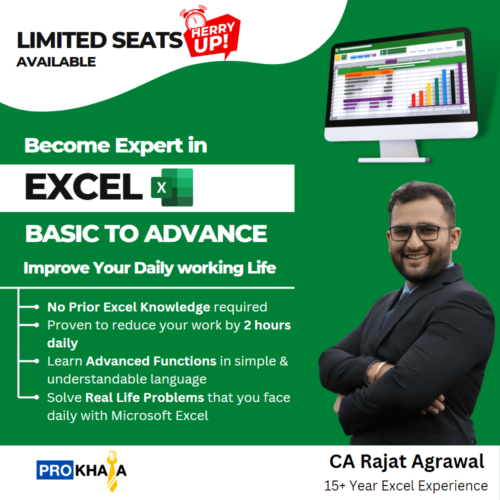 Basic to advanced Excel Course