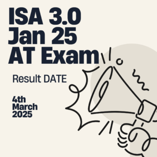 ISA 3.0 AT Exam result date