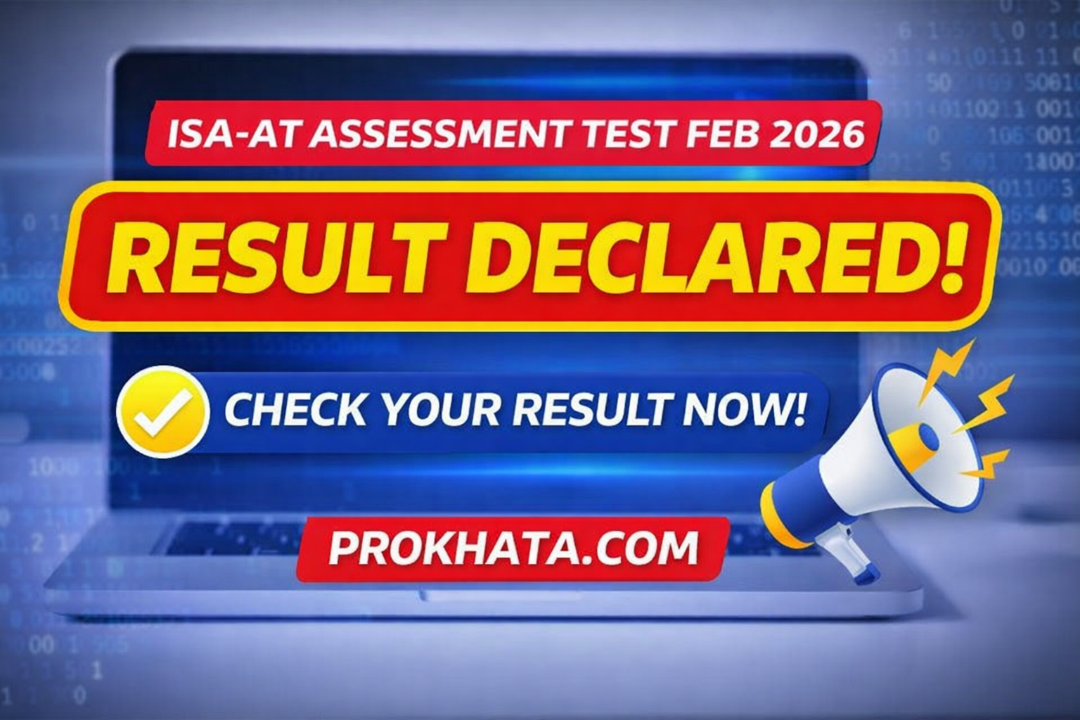 ISA 3.0 AT February 2026 Result Declared