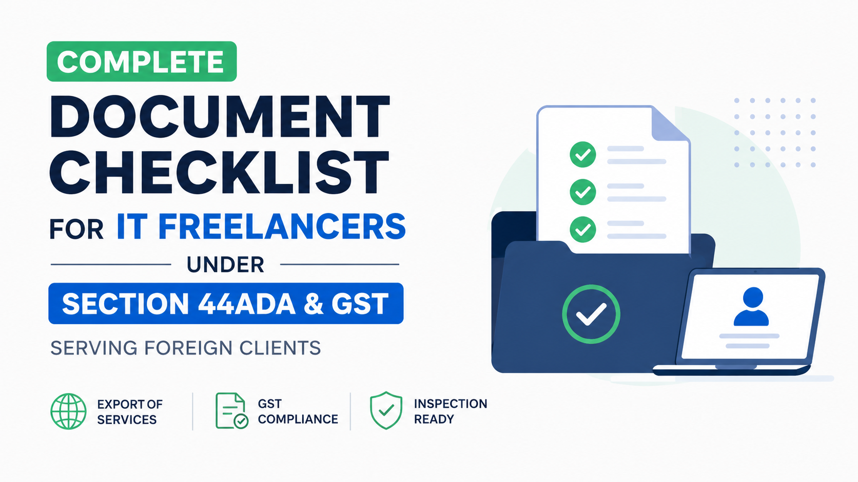 Document checklist for IT freelancers